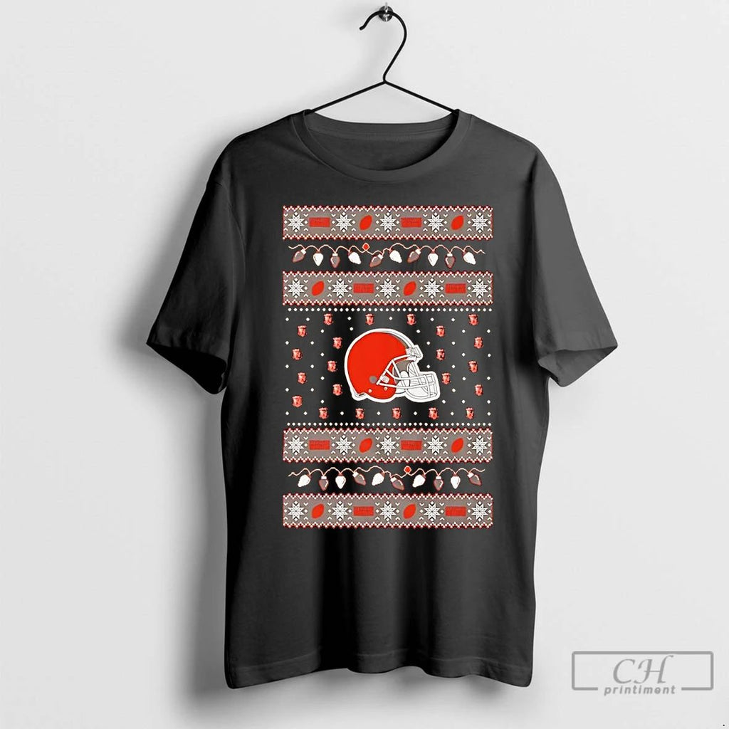 Premium Cleveland Browns Ugly Christmas Light