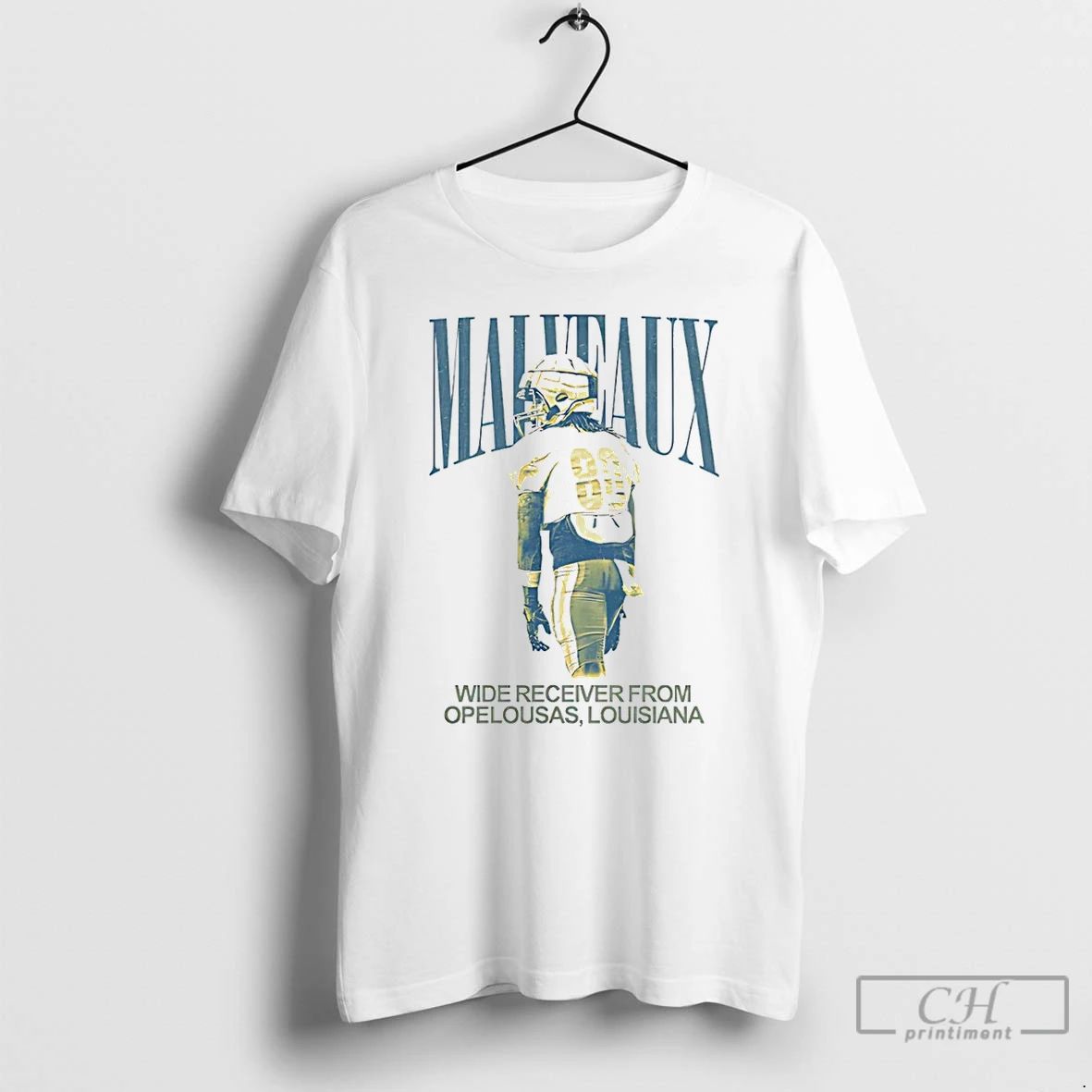 Classic Zackeus Malveaux Wide Receiver From Opelousas Louisiana Vintage T Shirts Hoodie Longsleeve