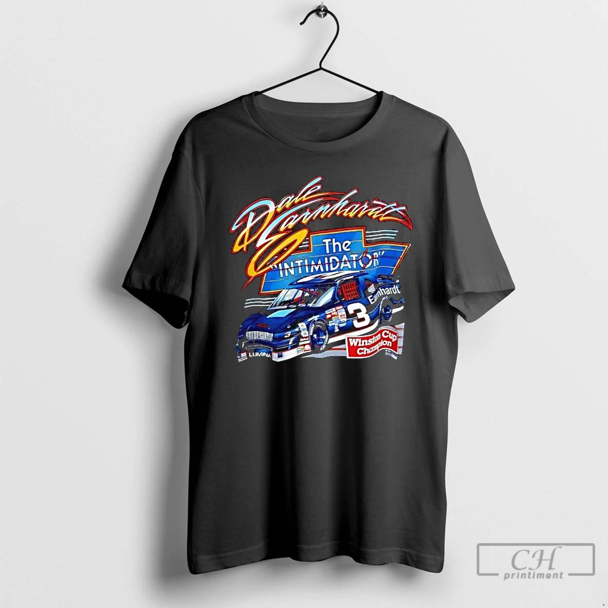 Premium Dale Earnhardt Sr 3 Nascar Winston Cup Champion The Intimidator Graphic T Shirts