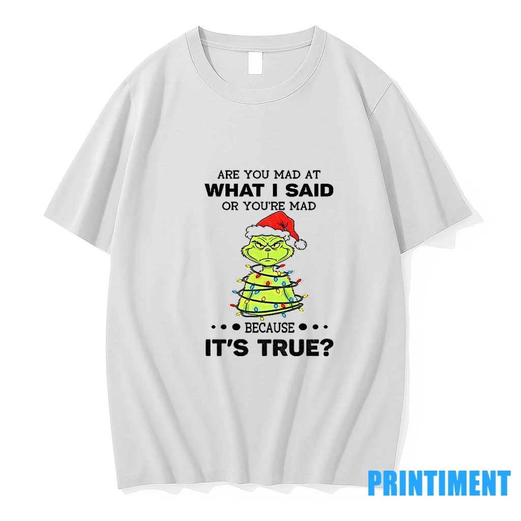 Grinch Christmas Tree Are You Mad At What I Said Or Youre Mad Because Its