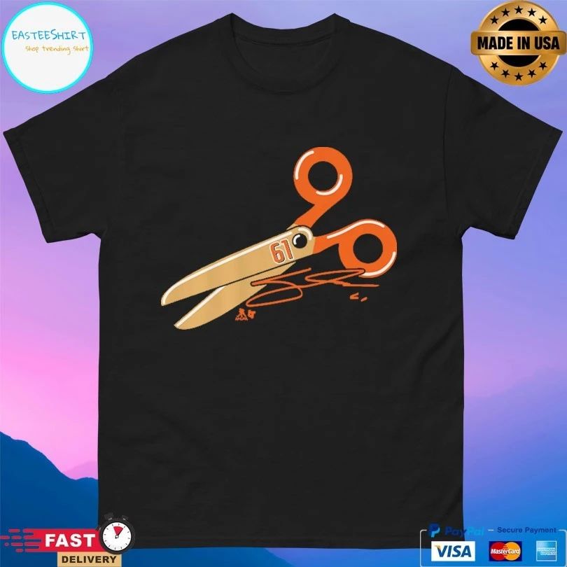 Anaheim Ducks Cutter Gauthier Scissors Signature T-shirt
