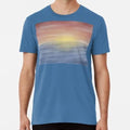 Simple Sunset Over Sea Size S to 5XL Made in the USA T-Shirt