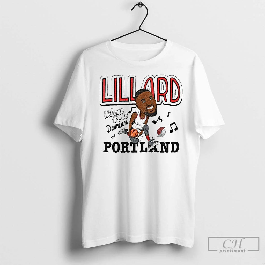 Classic Damian Lillard Nba Portland Trail Blazers Welcome Home Ornaments