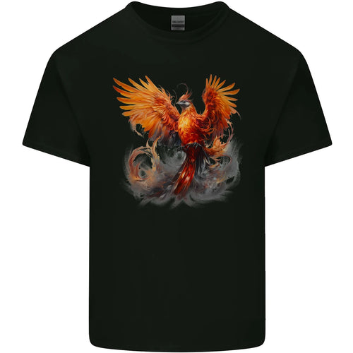 A Fantasy Phoenix Mens Cotton T-Shirt Tee Top