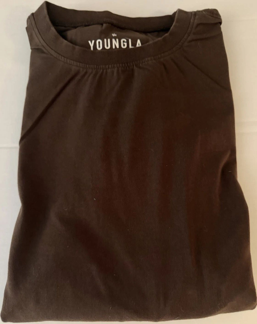 Men’s XL Young GLA Brown Long Sleeve Tshirt - Gently Used