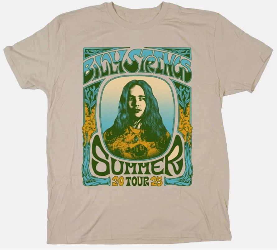 Billy Strings 2025 summer headline tour Cotton T-shirt S-4XL