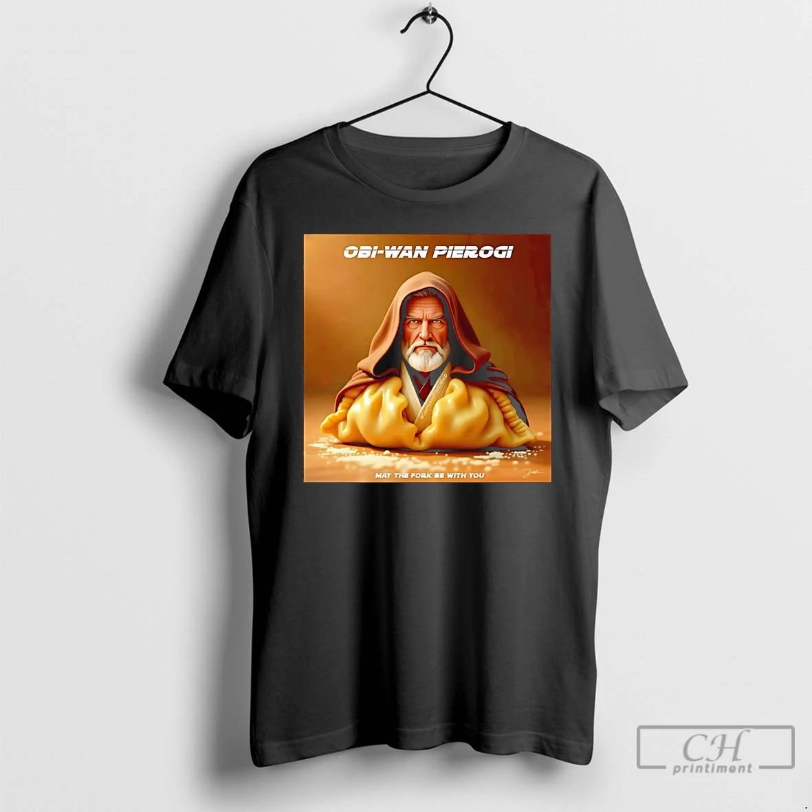Classic Ewan Mcgregor Obi Wan Pierogi May The Fork Be With You T Shirts