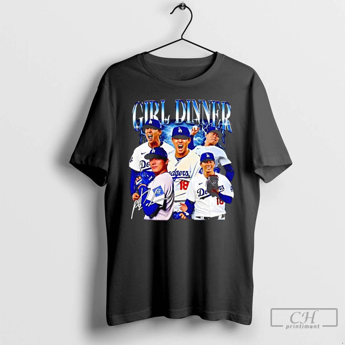 Premium Yoshinobu Yamamoto Dodgers Signature T Shirts