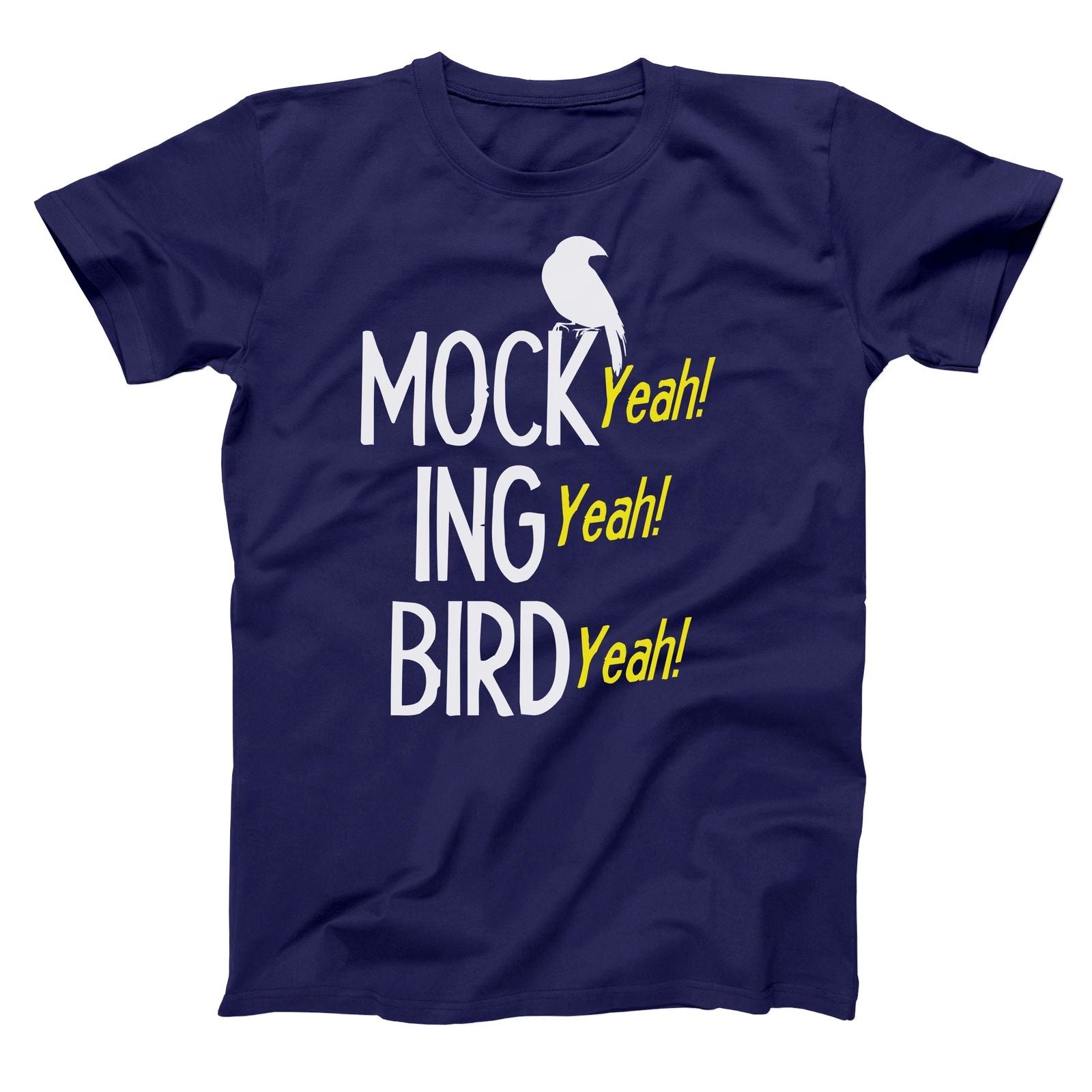 Mocking Bird Yeah Dumb & Dumber Navy Men's T-Shirt