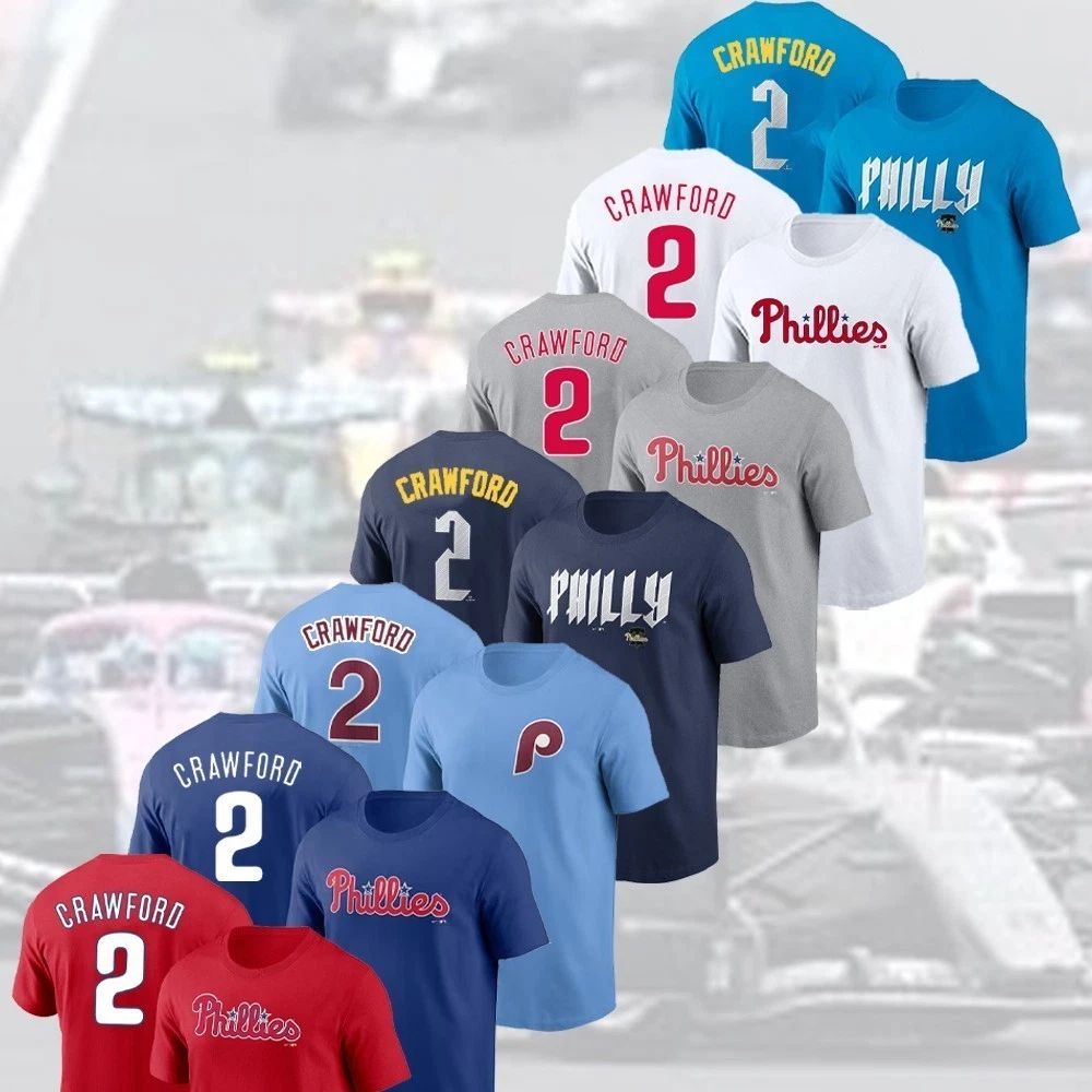 🔥NEW - Justin Crawford #2 Philadelphia Philli Baseball Name & Number For Fans