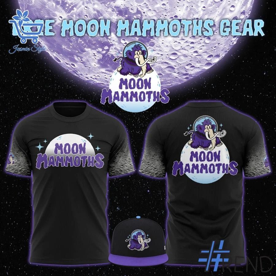 Erie SeaWolve The Erie Moon Mammoths Special All Over Printed T-shirt Allsize