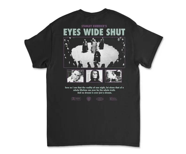 Eyes Wide Shut Stanley Kubrick Black T-Shirt Tee Shirt Movie Film Vintage Style
