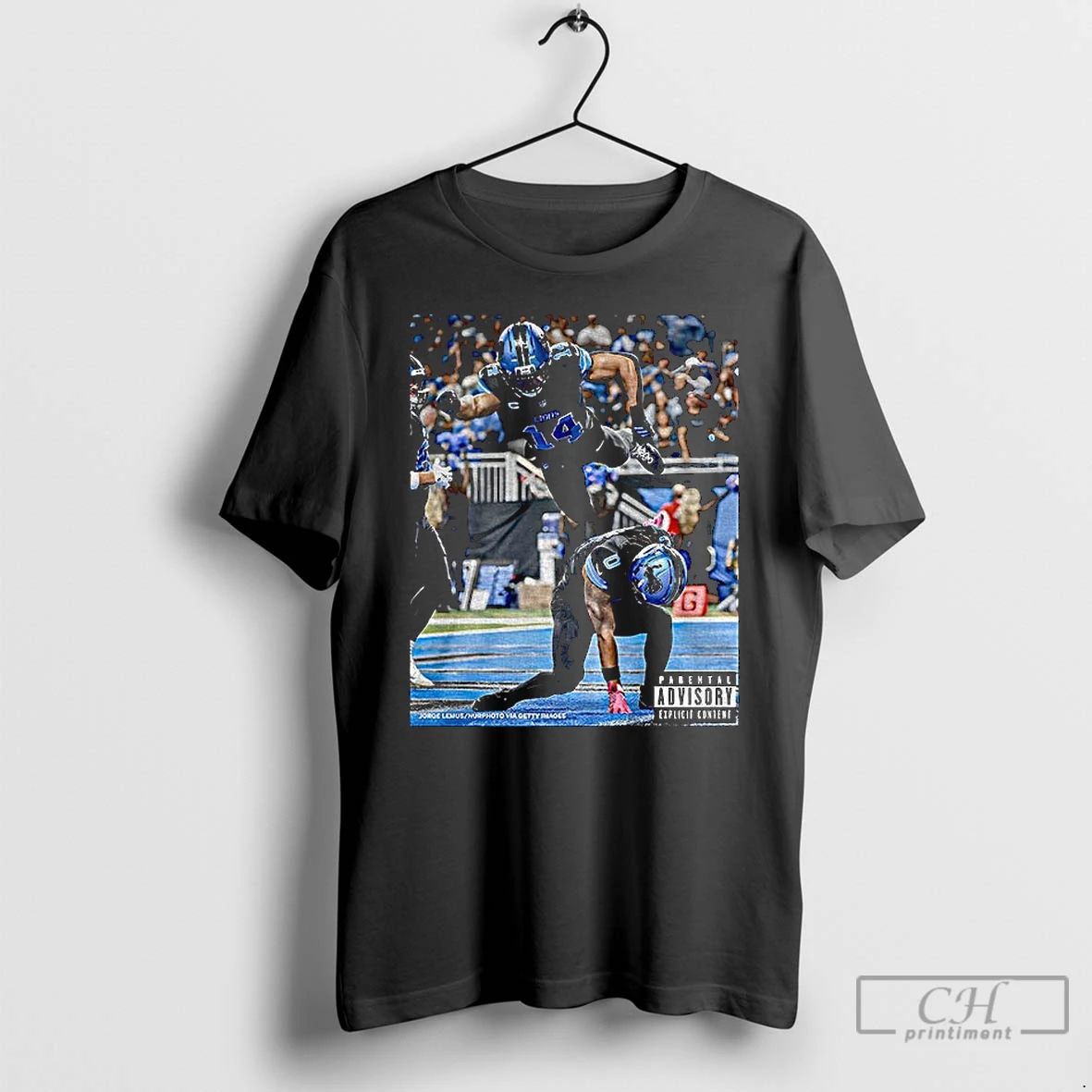 Classic Jahmyr Gibbs And Amon Ra St Brown Superman Iconic Moment Parental Advisory T Shirts