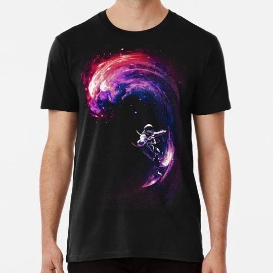 Space Surfing Ii S to 5XL Made in the USA T-Shirt