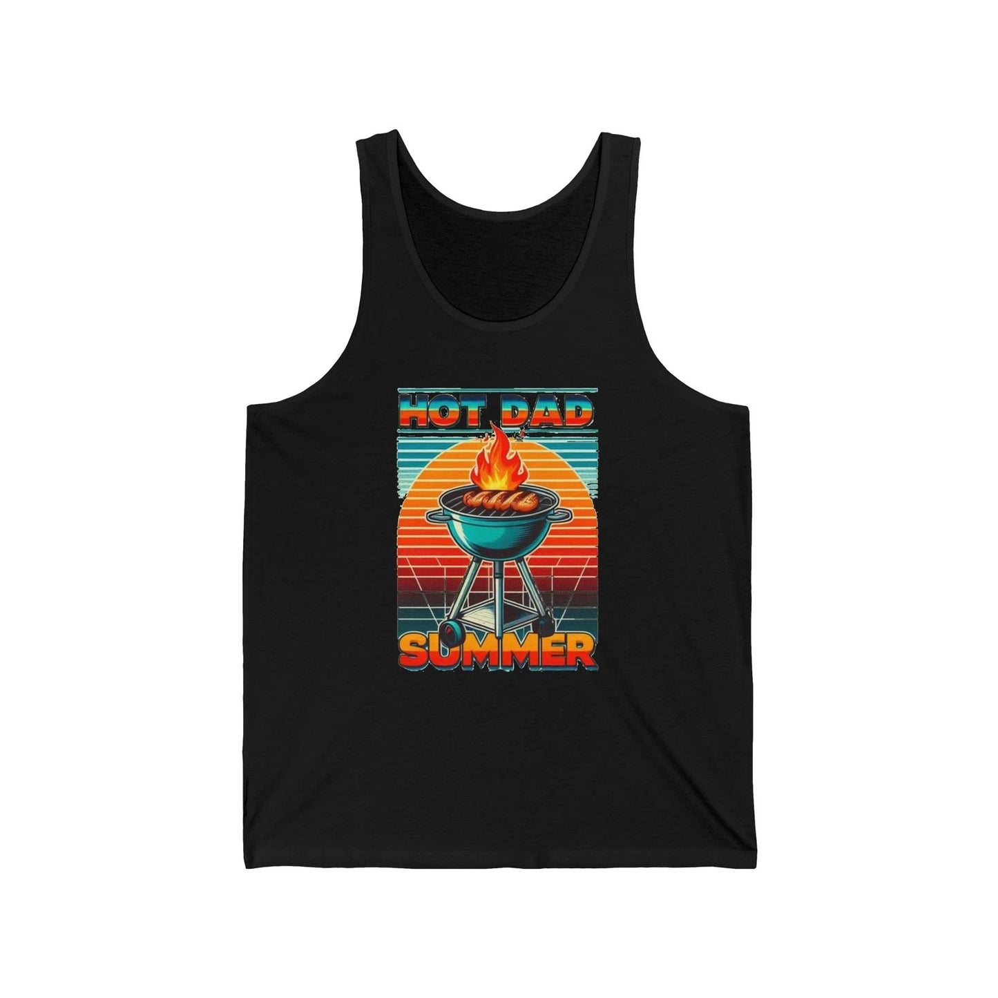 Hot Dad Summer T-Shirt - Embrace the Dad Vibes Tank top