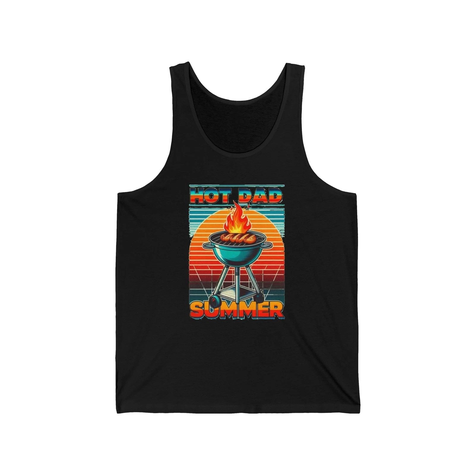 Hot Dad Summer T-Shirt - Embrace the Dad Vibes Tank top