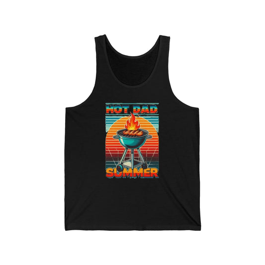 Hot Dad Summer T-Shirt - Embrace the Dad Vibes Tank top