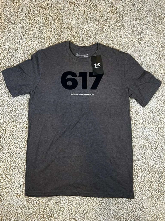 Under Armour HeatGear Boston Strong 617 Graphic T-Shirt Men’s Gray Size M