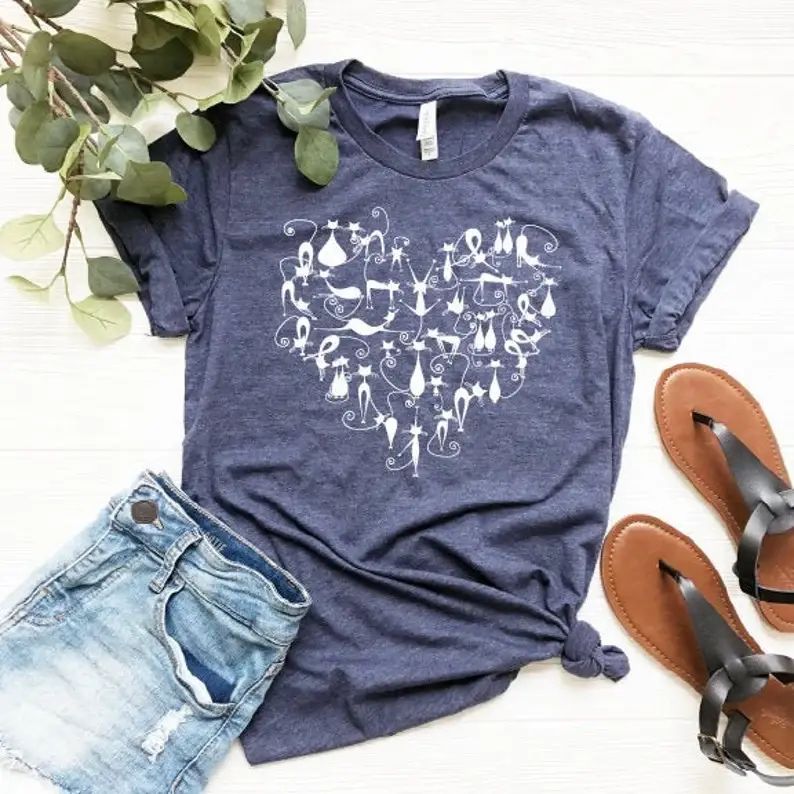 Cat Heart T-Shirt
