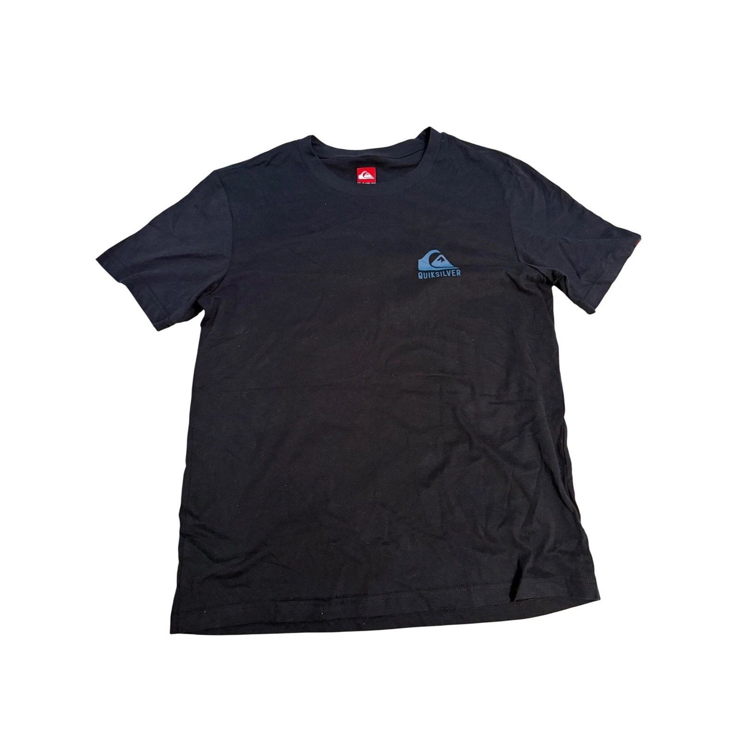 Quiksilver Mens Original Surf Co Graphic T-Shirt Black Short Sleeve Size M