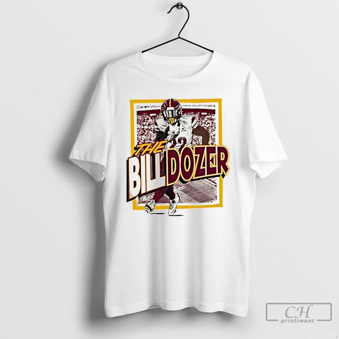 Classic The Billdozer Football Caricature T Shirts Hoodie Longsleeve