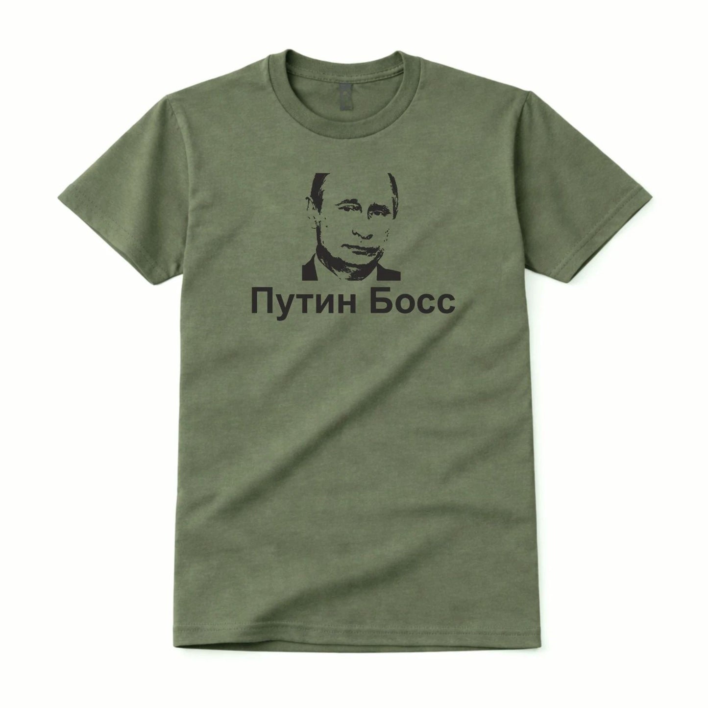 Putin The Boss T Shirt Funny Russian Political Novelty Graphic Tee Mens UK