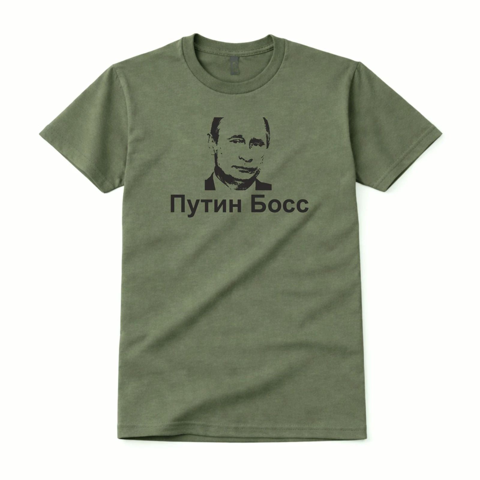 Putin The Boss T Shirt Funny Russian Political Novelty Graphic Tee Mens UK