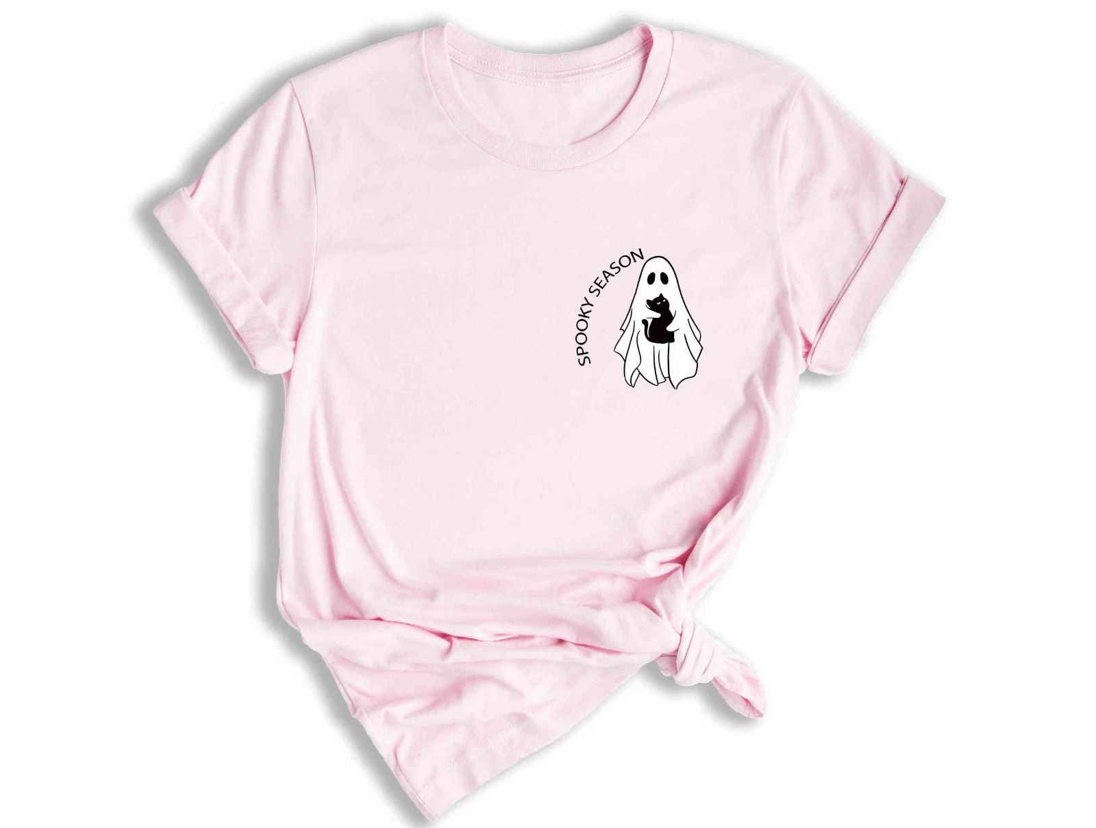 Spooky Season Shirt, Cute Ghost Shirt, Spooky Vibes Shirt, Funny Halloween Shirt