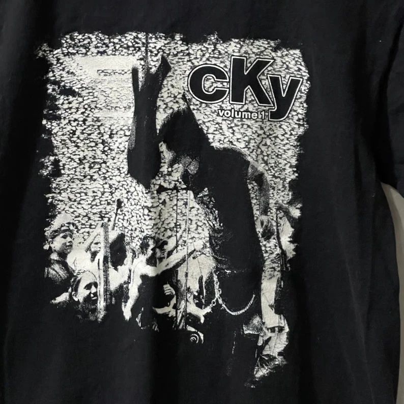 VTG CKY band black T-shirt UNISEX short sleeve All sizes XZ933