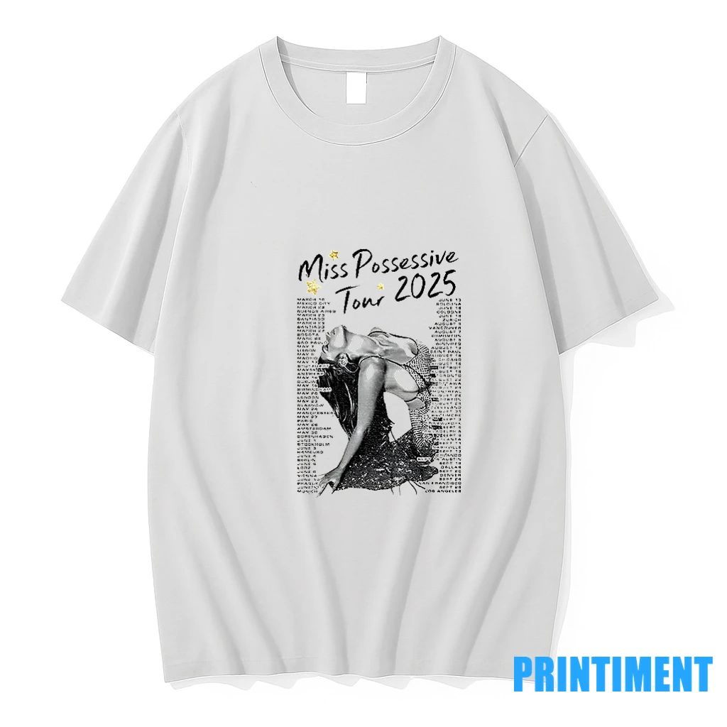 Tate Mcrae Singer Posing Miss Possessive Tour 2025 Vintage Tshirts Sweater