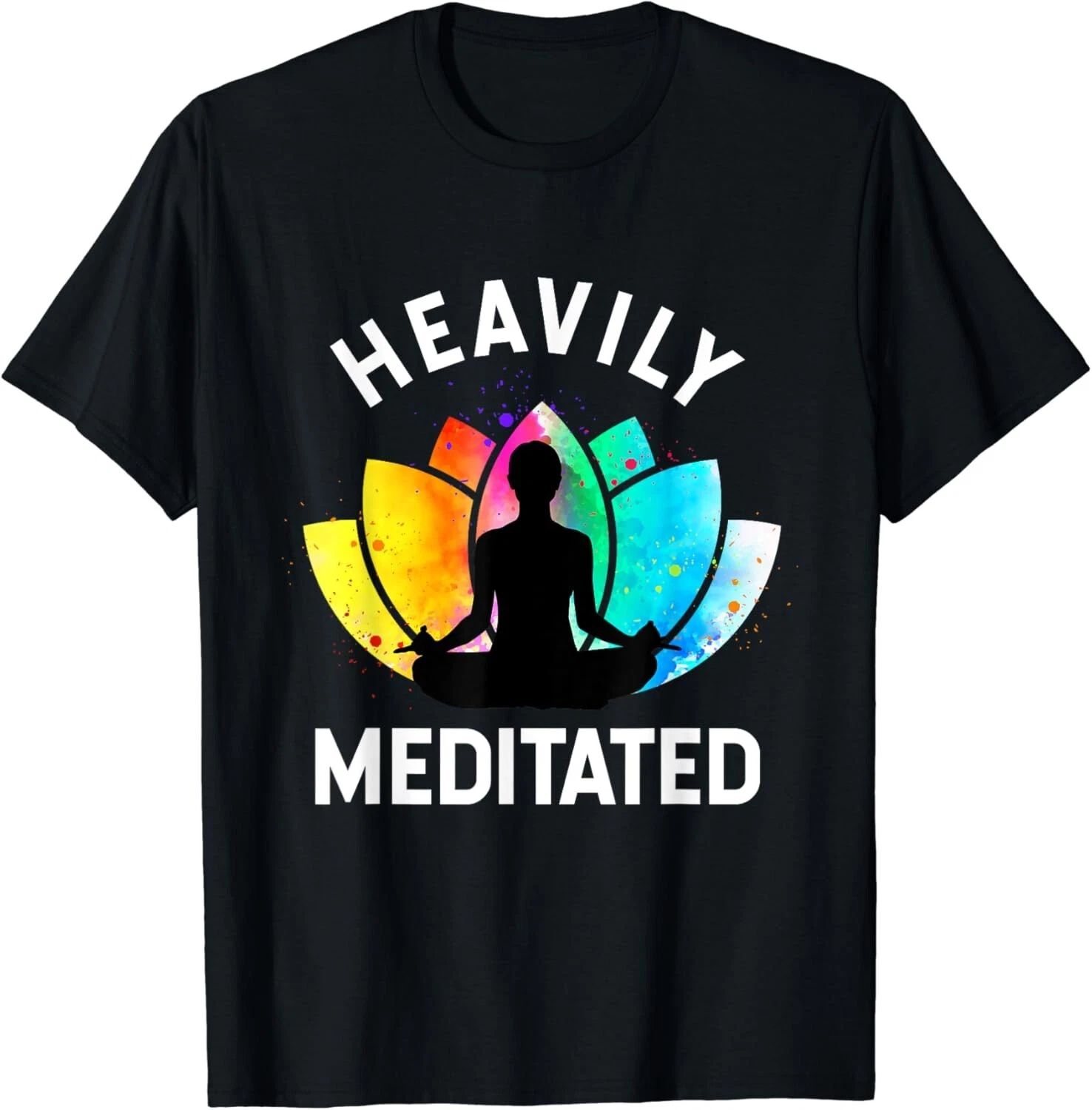 Heavily Meditated - Funny Meditation _ Yoga Gifts Unisex T-Shirt