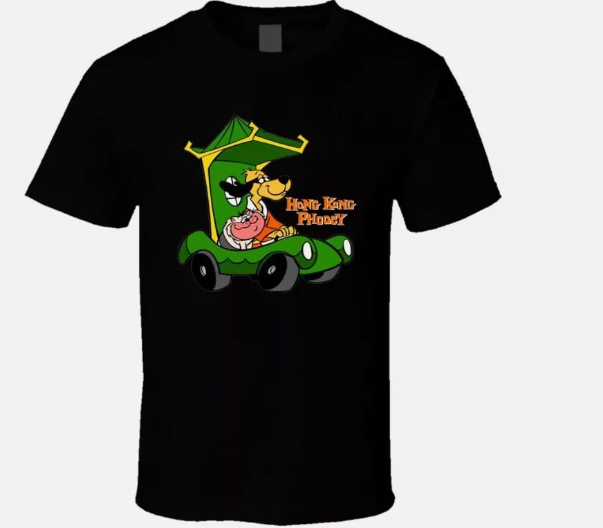 Hong Kong Phooey retro 80's Saturday morning funny logo T-Shirt Unisex, Size All