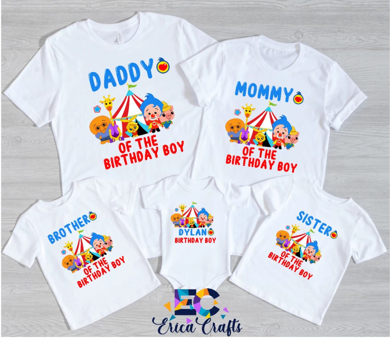 Plim Plim Family tshirts
