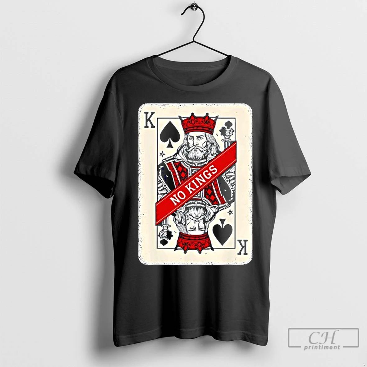 Classic King Card No Kings Statement Art