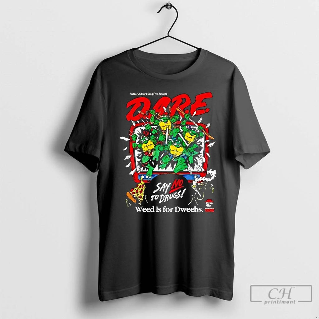 Premium Dare Say No To Drugs Ninja Turtles T Shirts