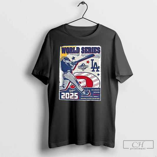 Classic Los Angeles Dodgers 2025 World Series Champions Vintage T Shirts