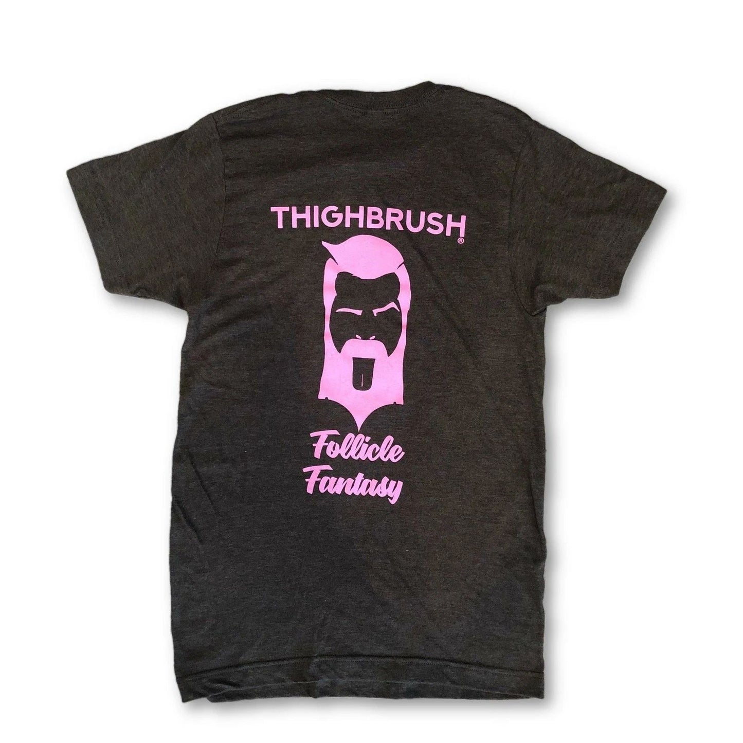 THIGHBRUSH® - "Follicle Fantasy" - Men's T-Shirt - Charcoal Grey