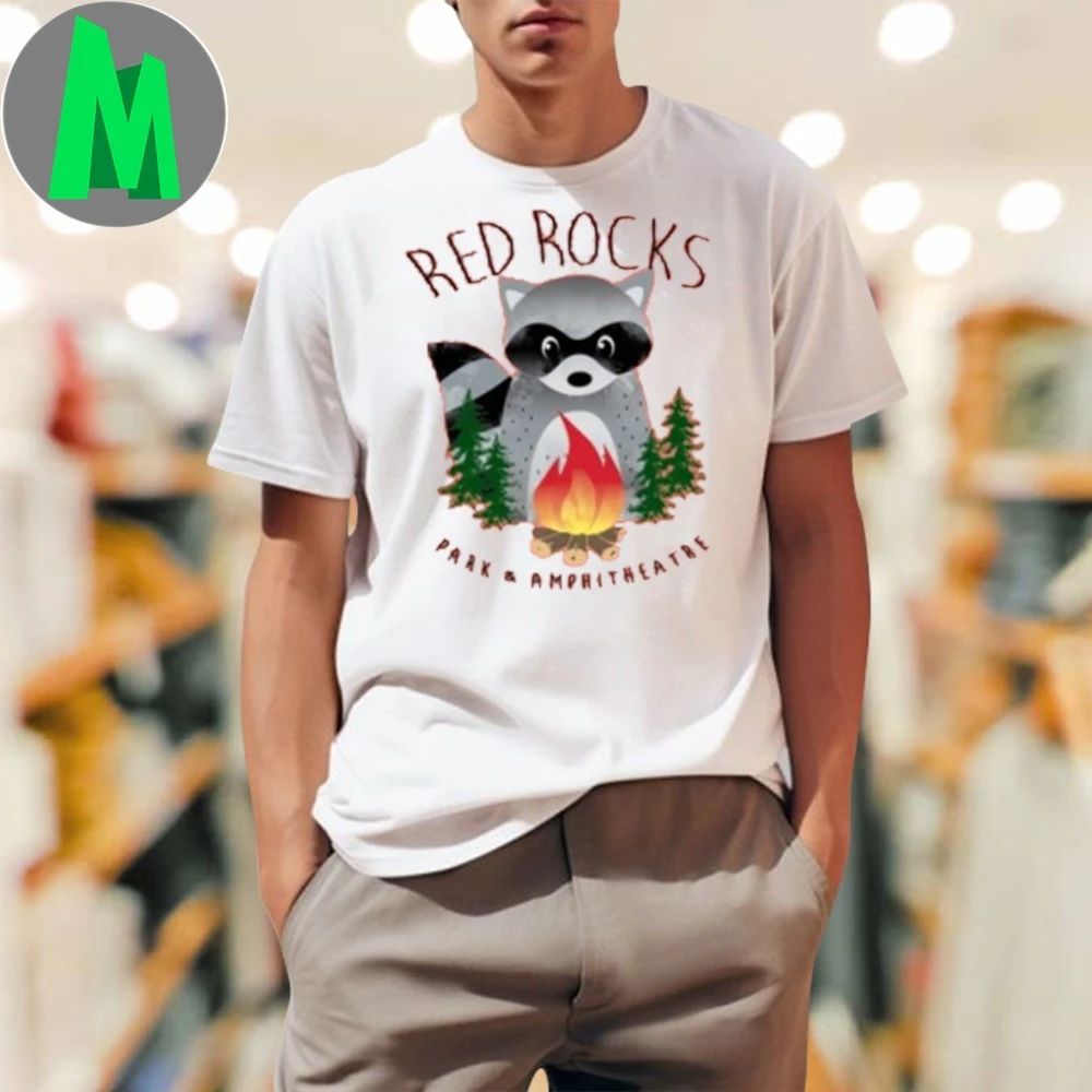 Red Rocks Park And Amphitheatre Toddler Raccoon Shirt