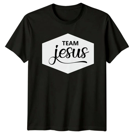 Team Jesus T-Shirt Religious Christian Birthday Gift For Him And Her