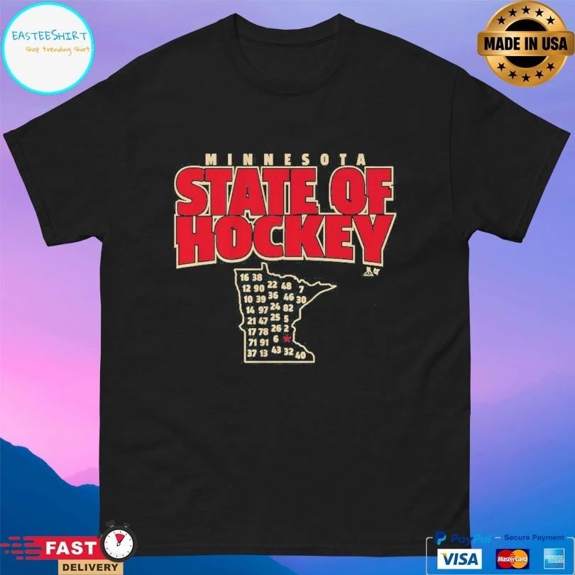 Minnesota State Of Hockey T-shirt
