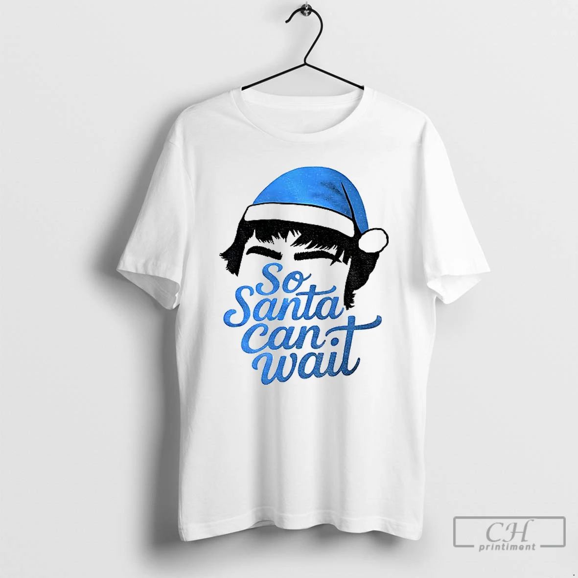 Classic Oasis Inspired So Santa Can Wait Merry Christmas T Shirts