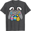 Easter Video Game Bunny Eggs Gaming Gamer Boys Men Teen Kids T-Shirt Small