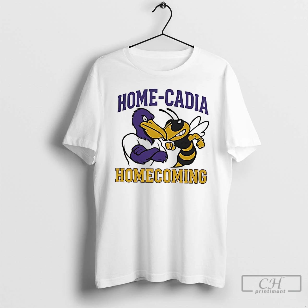 Classic Acadia High School X Alexandria Senior High School Mascots Home Cadia Homecoming T Shirts