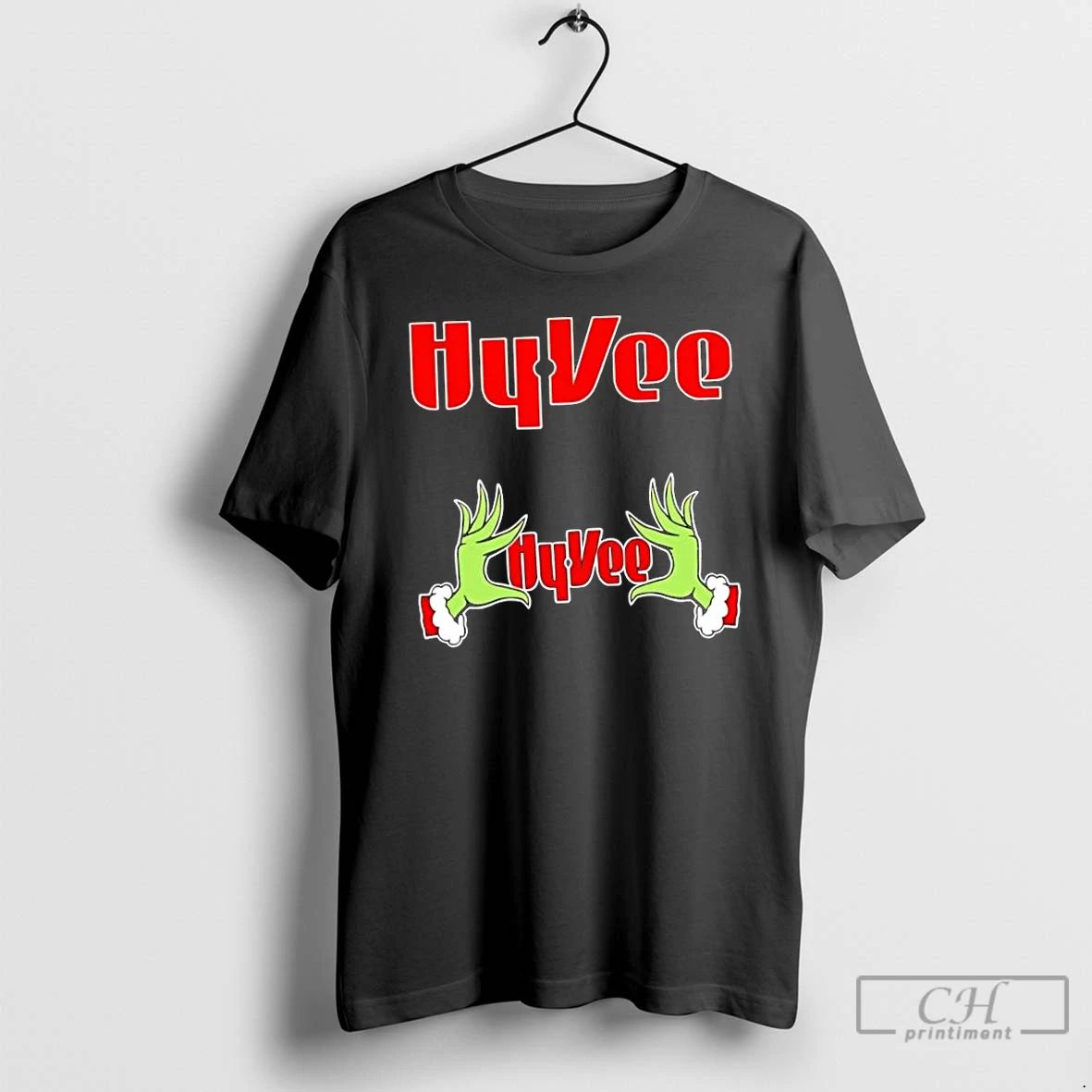 Classic Grinch Hands Love Hyvee Christmas T Shirts