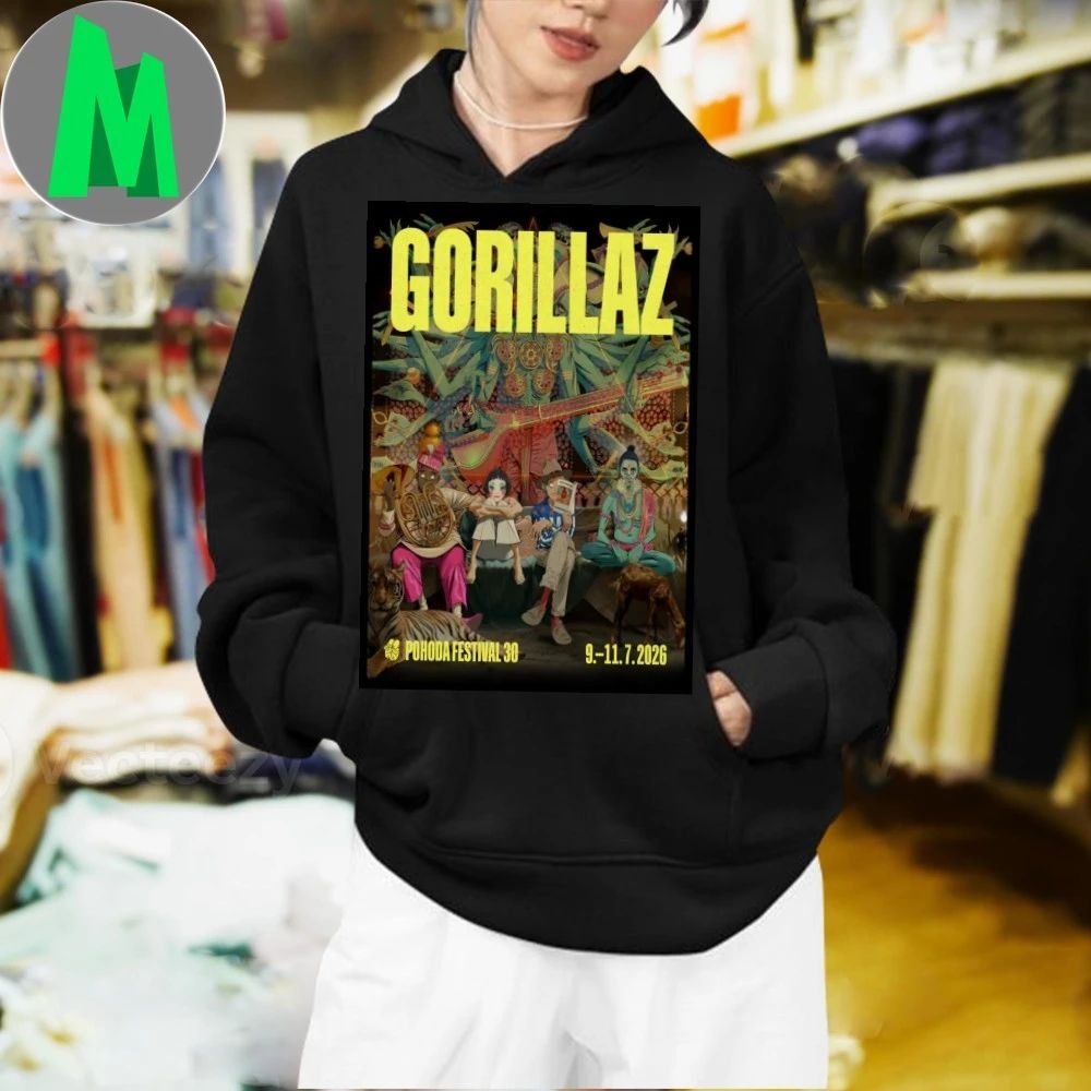 Gorillaz Trenčín Slovakia July 9-11 2026 Poster Shirt