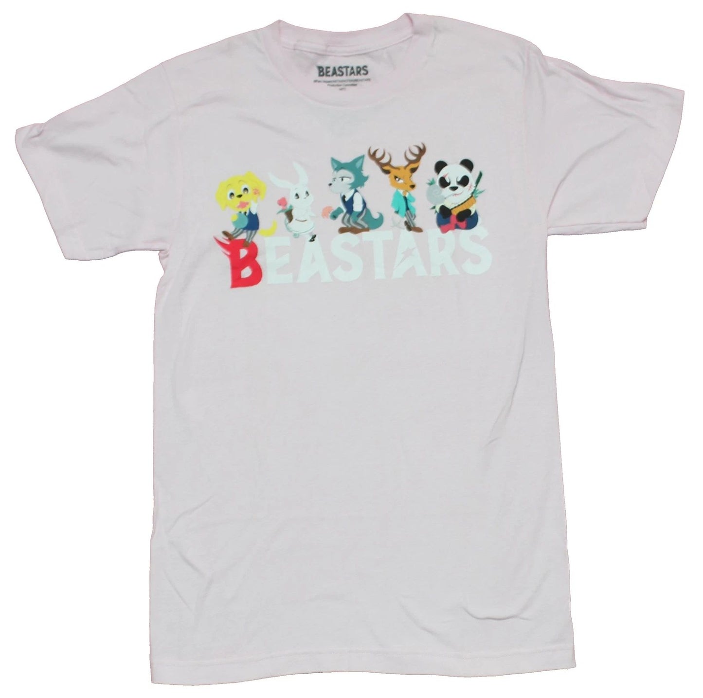 Beastars Adult New T-Shirt - Cutsie Animal Characters Over Name