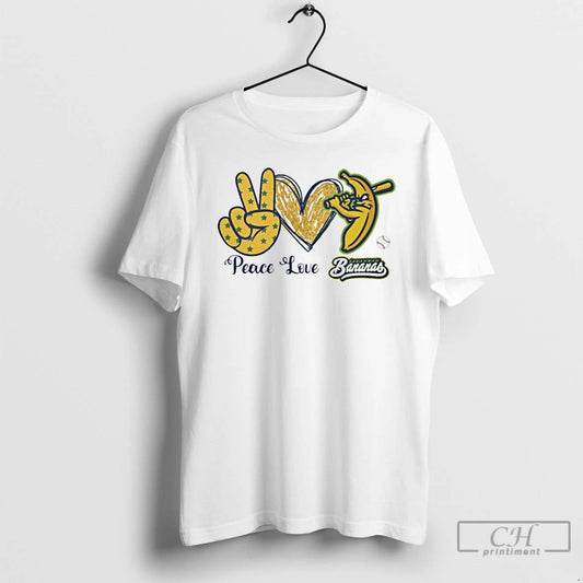 Classic Peace Love Savannah Bananas T Shirts