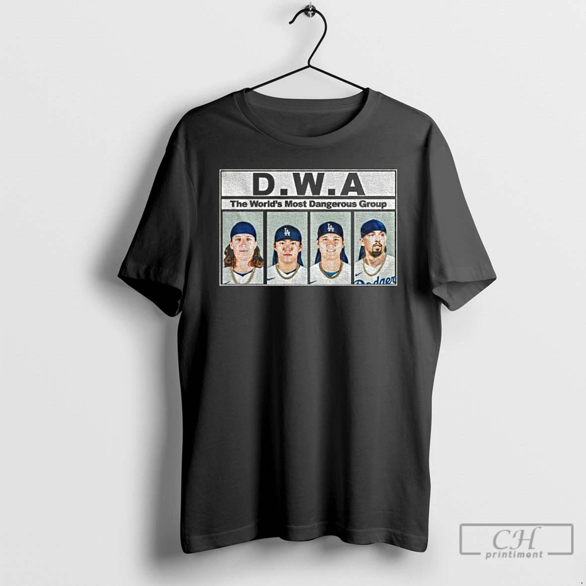 Classic Los Angeles Dodgers Dwa The Worlds Most Dangerous Group T Shirts