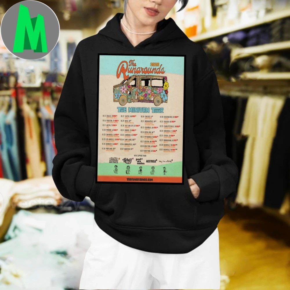 The Runarounds The Minivan Tour 2026 Poster Shirt
