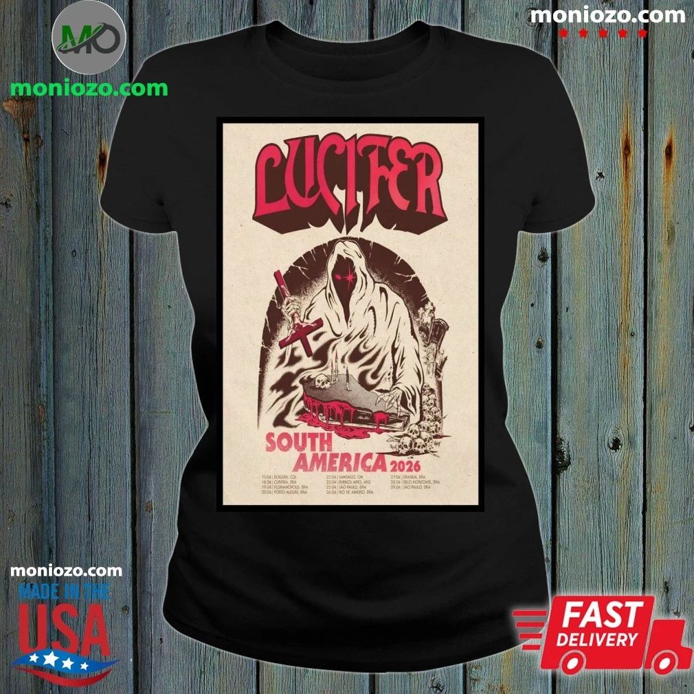 Lucifer South America Tour 26 Poster T-shirt